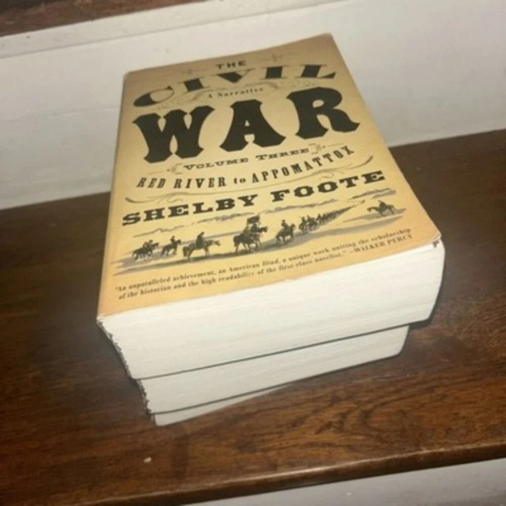 The Civil War: A Narrative 3 Volume Set Paperback by Foote Shelby